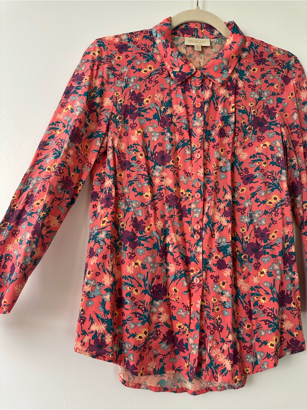Floral ModCloth button-up - Picture 4 of 5
